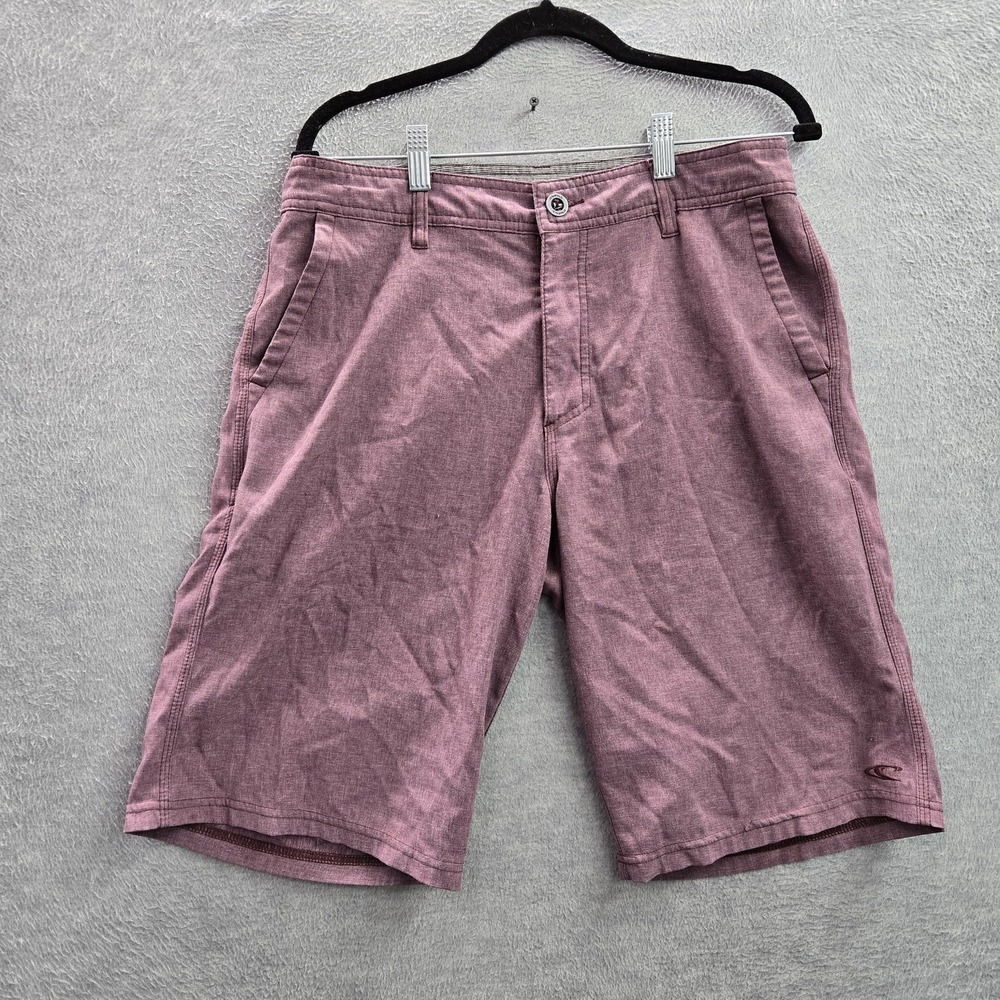 O'Neill Men Shorts 31 Mauve Chino Logo 11" Inseam
